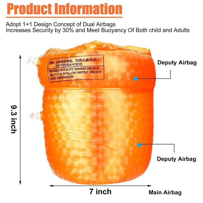 Wings Swimming Arm Float Rings Swim Arm Bands Inflatable Float Arm Floaties