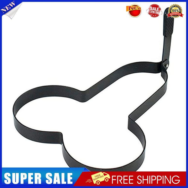 Black Frying Egg Molds - Durable Stainless Steel Material Omelette Molds*2