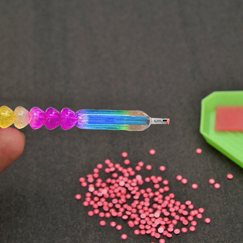 5D Diamond Painting Embroidery Colorful Point Drill Pen for DIY Mosaic Craft