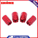 20pcs Aluminum Alloy Car Wheel Tire Valve Air Caps Stem Covers (Red)