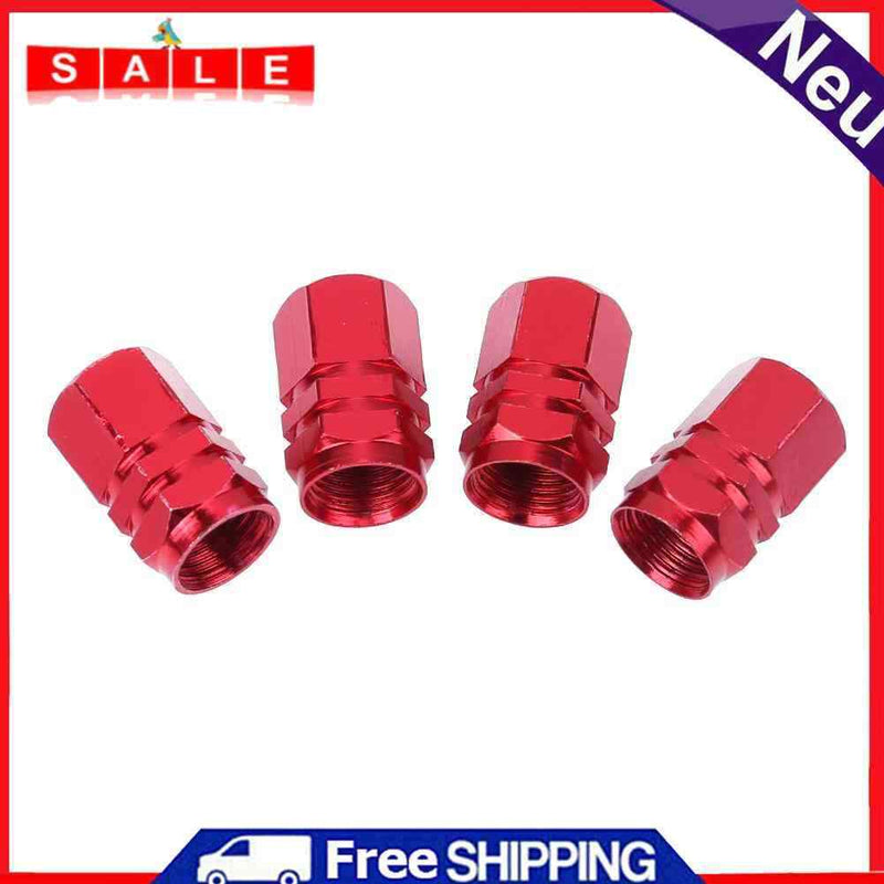 20pcs Aluminum Alloy Car Wheel Tire Valve Air Caps Stem Covers (Red)