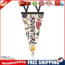 Camping Tent Bunting Pennant Outdoor Scene Layout Triangle Hanging Flag (A)