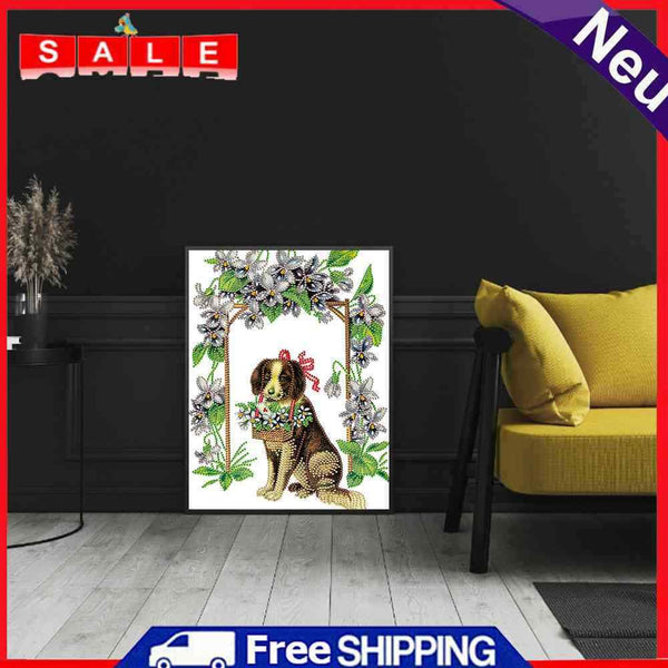 Partially Molded Diamond Painting Set English Springer Spaniel Picture