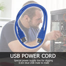 USB Type A to USB Type A Cable Male to Male for PCIe Riser BTC Mining 0.6m
