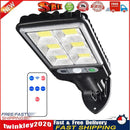 LED Solar Wall Light Outdoor Motion Sensor Lamp Garden Remote Lamp (72COB) Newly