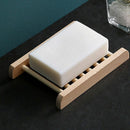 Supplies Bamboo Leaking Water Sponge Plate Soap Holder Soap Dish Storage Box