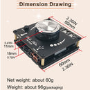 ZK-502M 50W+50W Bluetooth Compatible 5.0 Power Audio Amplifier Board Stereo