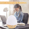 235ML Ultrasonic Air Humidifiers Wood Grain Egg Design Essential Oil Aroma-17828