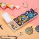 DIY Butterfly Special Shaped Diamond Painting 2 Grids Students Pencil Case Gifts