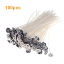 100pcs Candle Wicks Waxed Cotton DIY Making Candles Party Supplies(15cm) Newly