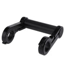 10cm Bicycle Light Holder Bike Handlebar Extender Lamp Phone Stand(Black)