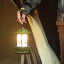 Retro Outdoor Camping Lamp Type-C USB Rechargeable Portable Lantern (Green)