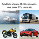 12V Cigarette Lighter Socket Power Receiver Dual USB Charger for Car Marine