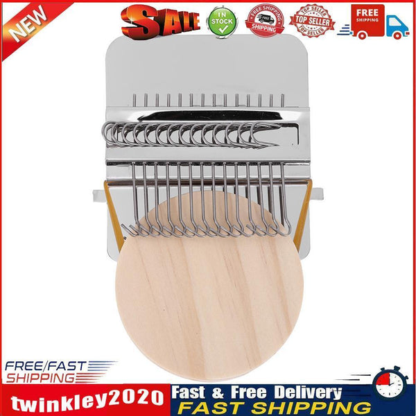 Wood Small Loom Mender Clothes Mending Weave Darning Machine (14 Needles) Newly