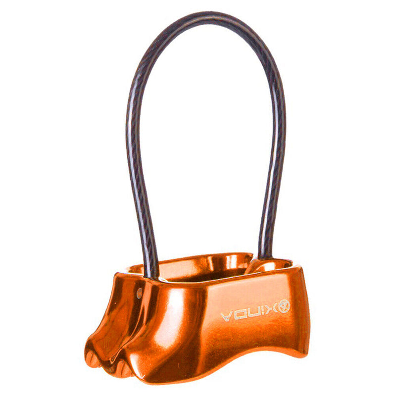 Rappel ATC Belay Device Descender Camping Rock Climbing Equipment (Orange) Newly