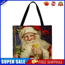 Santa Claus Printed Shoulder Shopping Bag Casual Large Tote Handbag