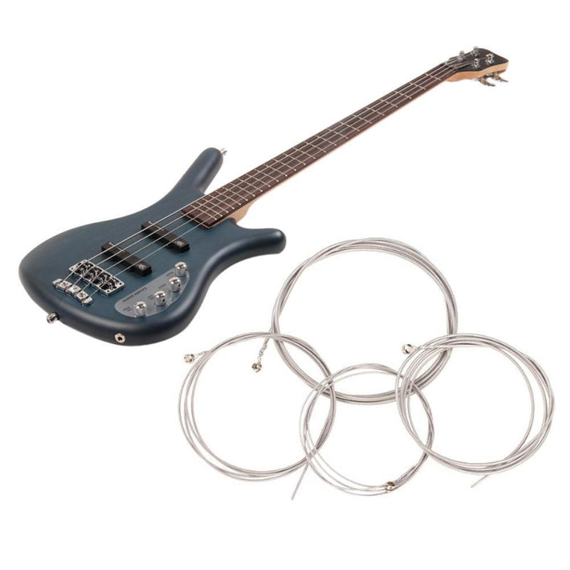 1 Set of 4 PCS String Bass Guitar Parts 4 Steel Strings Diameter 0.1"/0,
