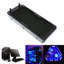 1pcs 240mm 18 Tube Aluminum Computer Water Cooling Radiator Heat the Aust