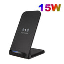15W Fast Qi Wireless Charger Charging Dock Stand For iPhone12 XS S20 D3G6