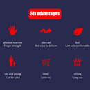 Silicone Hand Gripper Arthritis Wrist Stretcher Finger Exercise (Black) Newly