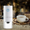 Electric Coffee Grinder USB Rechargeable Auto Cafe Beans Grinding (White) Newly