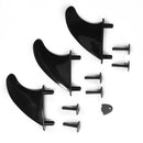 3pcs Soft Surf Fin for Surfboard Softboard Stand Up Paddle Board Accessorie