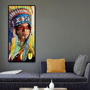 Lady 5D DIY Full Round Diamond Painting Rhinestone Cross Stitch for Modern