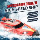 #A Remote Control Boat Rechargeable Water Loss Protection Capsize Correction