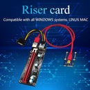 USB 3.0 Mini PCIE Riser SATA 16X PCIE PC Adapter Card Power Cable (6 Pin)