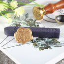 Retro DIY Wax Seal Strips without Core for Fire Painting Stamp (Purple)