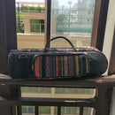 Ethnic Style Trumpet Bag Waterproof Oxford Carrying Handle Bags Zipper Case Box