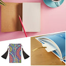 2pcs DIY Diamond Painting Leather Bookmark Mandala Tassel Crafts (FQY037)