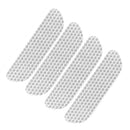 4pcs Open Car Door Stickers Warning Mark Reflective Strips Tapes (White) Newly