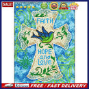 5D DIY Cross Luminous Diamond Painting Full Round Drill Home Decoration Gifts