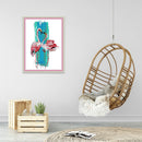 14CT Stamp Pink Bird Cotton DIY Cross Stitch for Embroidery Craft (DA456)