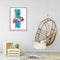14CT Stamp Pink Bird Cotton DIY Cross Stitch for Embroidery Craft (DA456)
