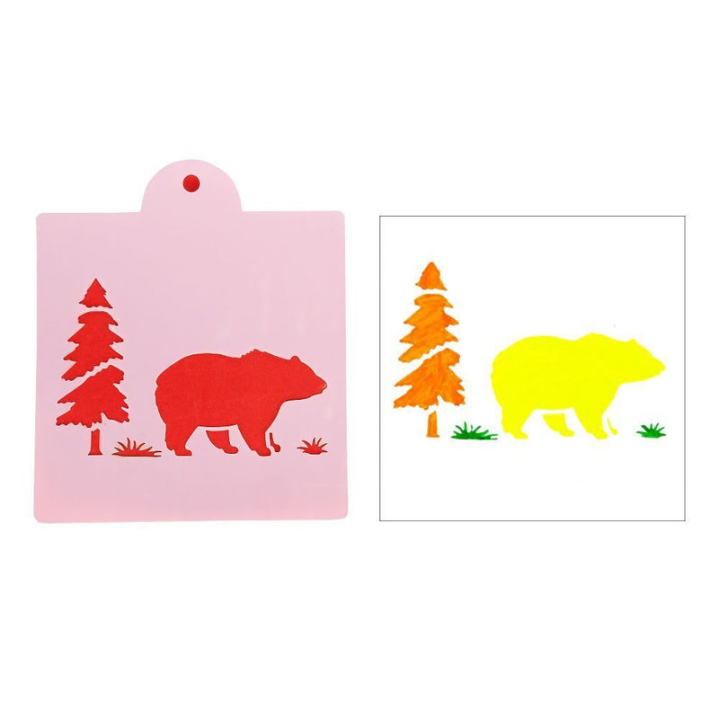 Decorative Embossing Template Layering Stencils Merry Christmas Scrapbooking