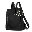 Retro Women Oxford Cloth Anti-theft Backpack Waterproof Large Capacity Knapsacks