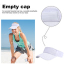 Sun Visor Hat - Summer Beach Cap for Women Men Sport Outdoor Empty Top Golf