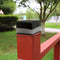 Waterproof Solar Pillar Light Garden Post Cap LED Fence Lamp (White Light) Newly