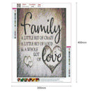 5D DIY Full Drill Diamond Painting Letter Cross Stitch Mosaic Kits (Z1059) Newly
