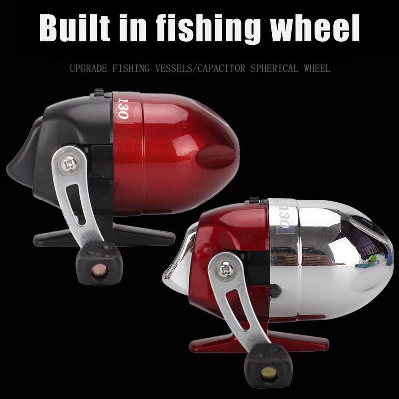 Spincast Fishing Reel 3.1/1 Gear Ratio Push-Button Bait Casting Fishing Tackl