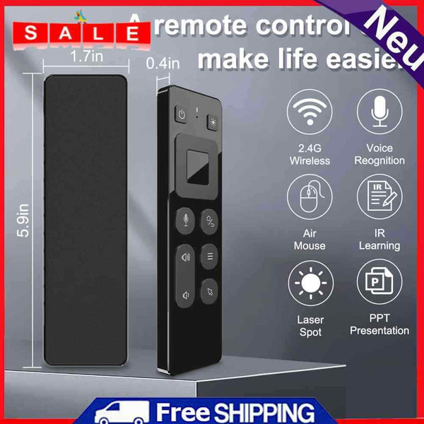 USB Receiver Smart Remote IR Learning Air Mouse Voice Remote Control for Android