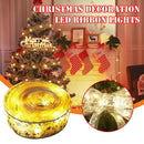 5M 100 LED Ribbon Fairy String Lights Gift Wrap Christmas Tree Party Decoration`