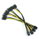 PCIe 1 to 4 PCI 16X Slots Riser Card PCI-E 1X to External PCI-E Adapter DIY D9C7