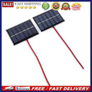 1pc/2pcs Mini Solar Panel Polycrystalline Silicon 1W 3V 100MA DIY Solar Cha