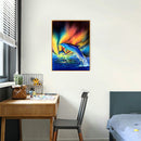 DIY Diamond Painting Dolphins Aurora Full Drill Rhinestone Mosaic Art Picture