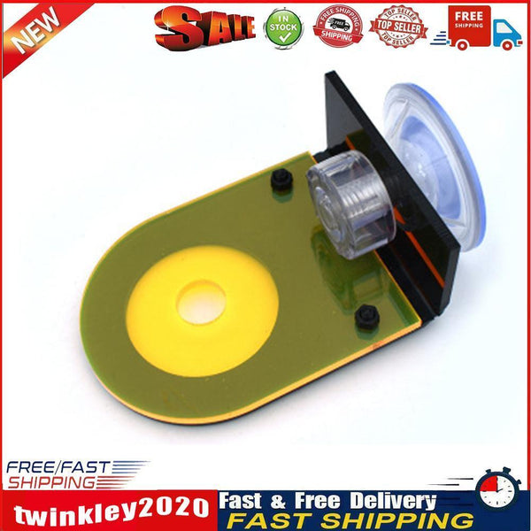 Fish Tank Coral Frag Rack Aquarium Reef with Plugs Suction Holder (Yellow) Newly