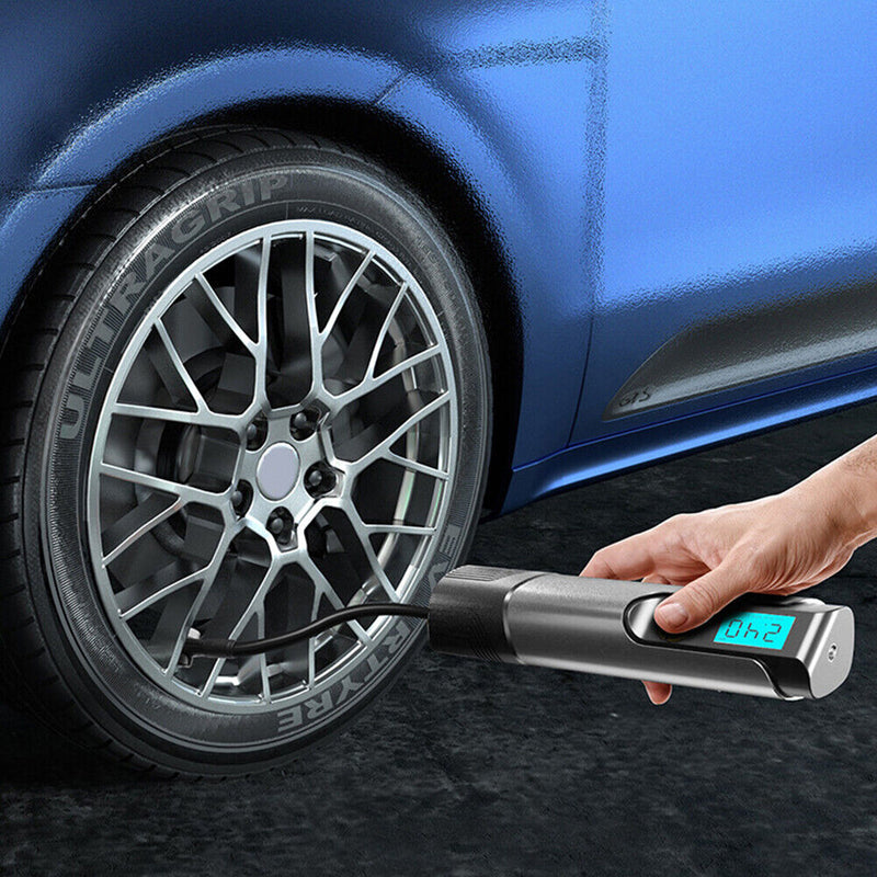 150PSI USB Rechargeable Air Pump Wireless Digital Car Tire Filler Outputs