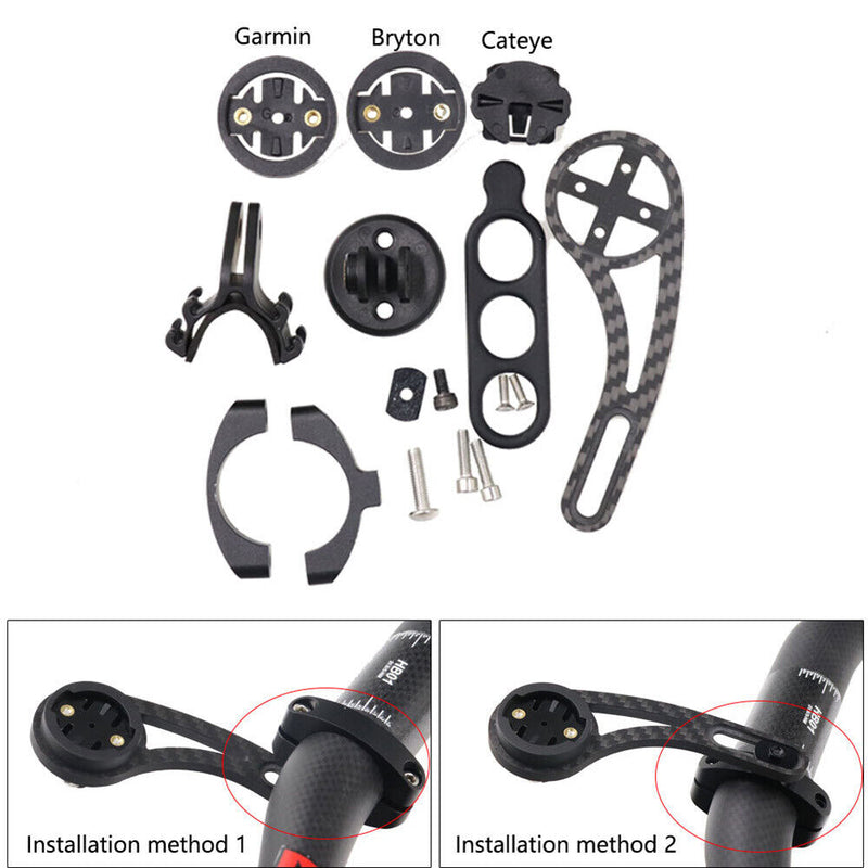 Bike Action Camera Stopwatch Speedometer Handlebar Extension Support Bracket